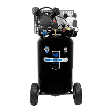 Mat Industries Industrial Air 1.6 HP 20-Gallon Belt Driven Portable Air Compressor with V-Twin Cylinder IL1682066.MN